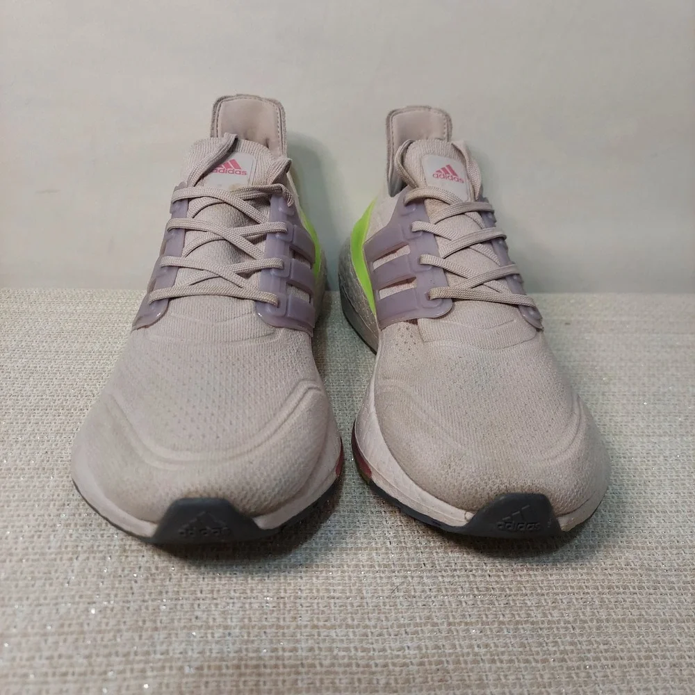 Adidas‎ Ultraboost 21 Ice Purple Lime Running Shoes S23843 Women 11/Men 10